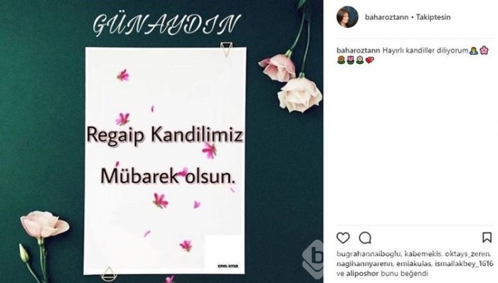 Ünlü isimlerin Instagram paylaşımları (22.03.2018)
