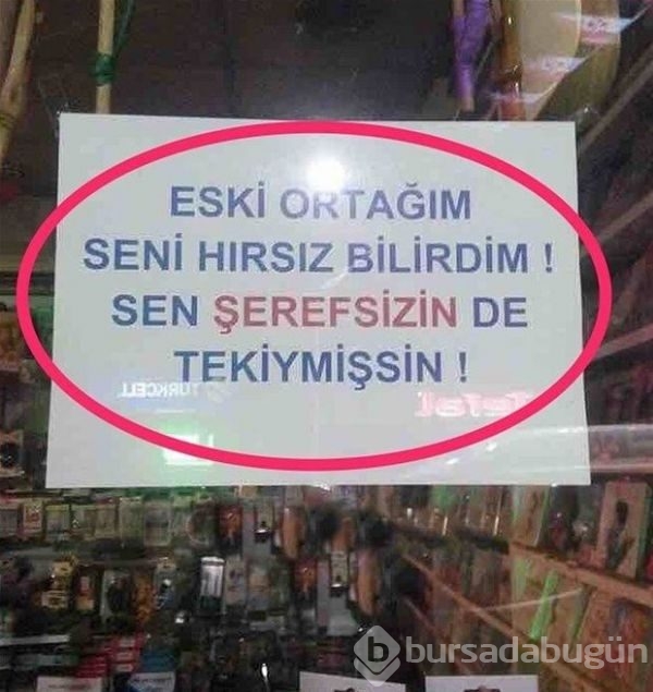 Esnaf tabelaları görenleri kırdı geçirdi! 