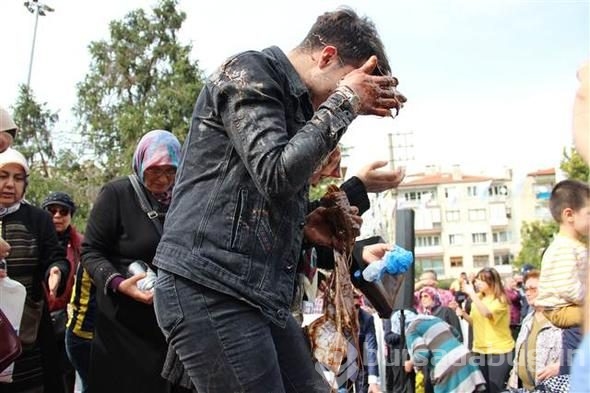 Mesir macunu almak isteyen amcaya öyle birşey oldu ki! 