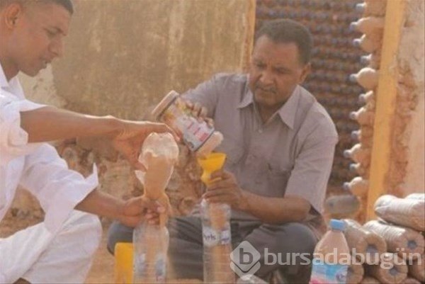Pet şişelerle öyle birşey yaptı ki! 