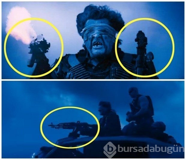 O filmlerden ilginç çekim hataları! 
