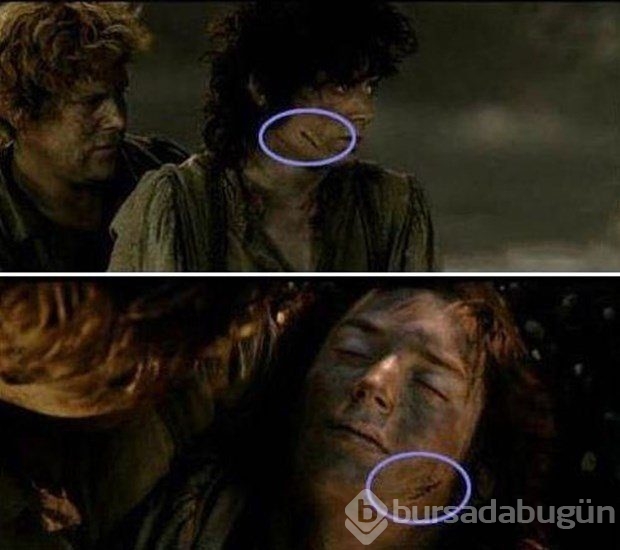 O filmlerden ilginç çekim hataları! 
