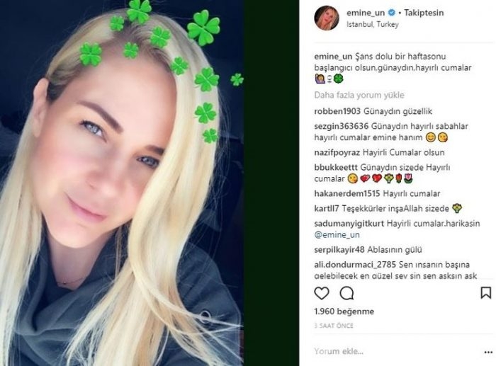 Ünlülerin Instagram paylaşımları (23.03.2018)