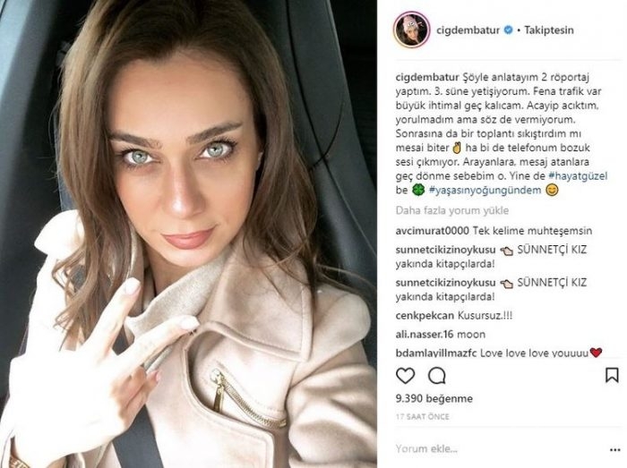 Ünlülerin Instagram paylaşımları (23.03.2018)