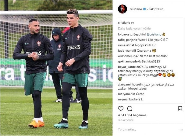 Ünlülerin Instagram paylaşımları (23.03.2018)
