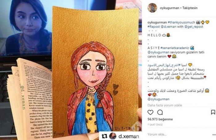 Ünlülerin Instagram paylaşımları (23.03.2018)