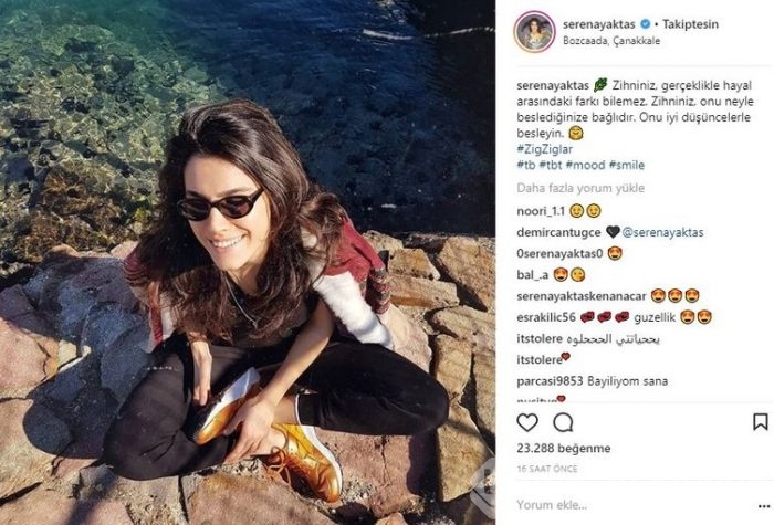 Ünlülerin Instagram paylaşımları (23.03.2018)