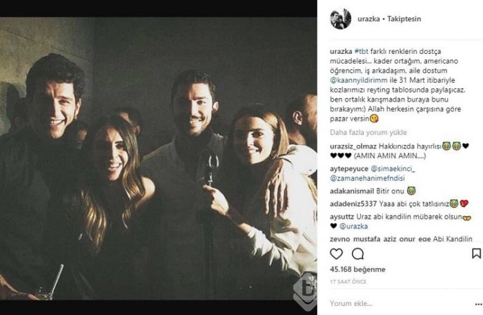 Ünlülerin Instagram paylaşımları (23.03.2018)