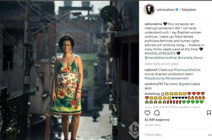 Ünlülerin Instagram paylaşımları (23.03.2018)
