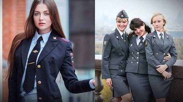 Rusya'nın kadın polisleri