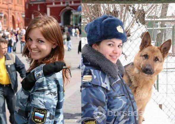 Rusya'nın kadın polisleri