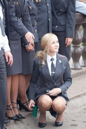 Rusya'nın kadın polisleri