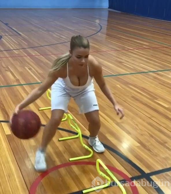 Basketbola olan ilgisiyle Instagram'ı sallıyor
