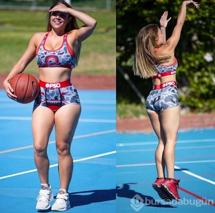 Basketbola olan ilgisiyle Instagram'ı sallıyor
