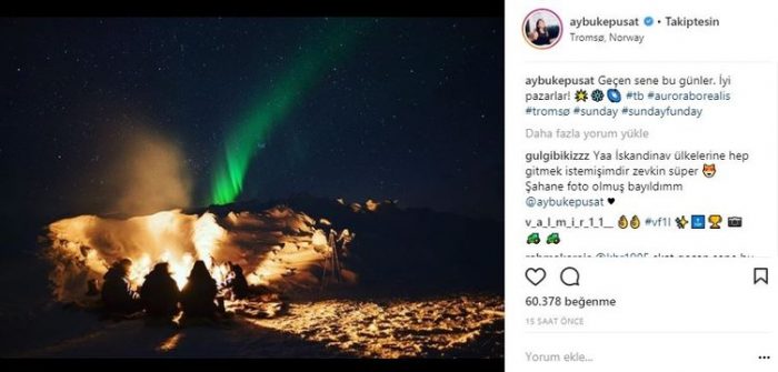 Ünlülerin Instagram paylaşımları (26.03.2018)
