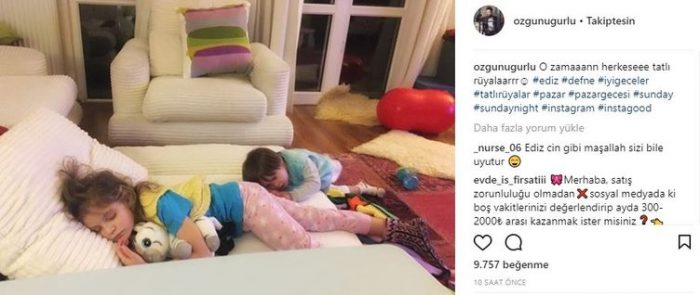 Ünlülerin Instagram paylaşımları (26.03.2018)
