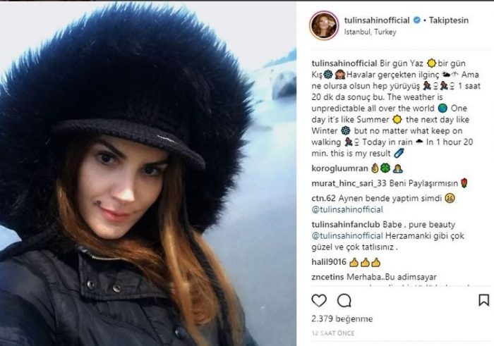 Ünlülerin Instagram paylaşımları (26.03.2018)
