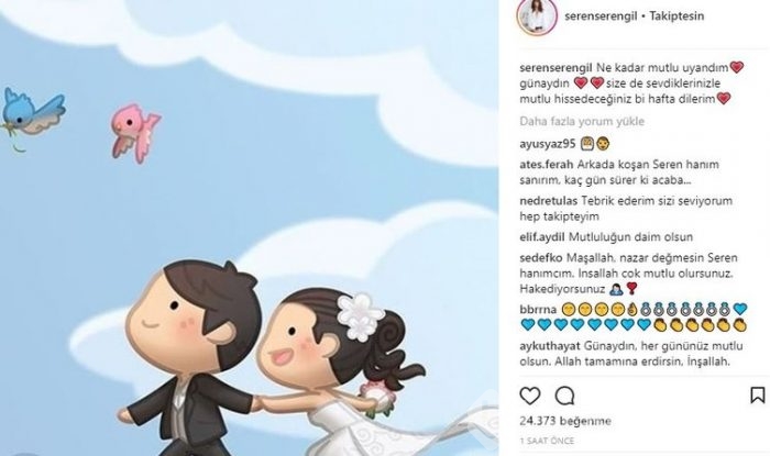 Ünlülerin Instagram paylaşımları (26.03.2018)
