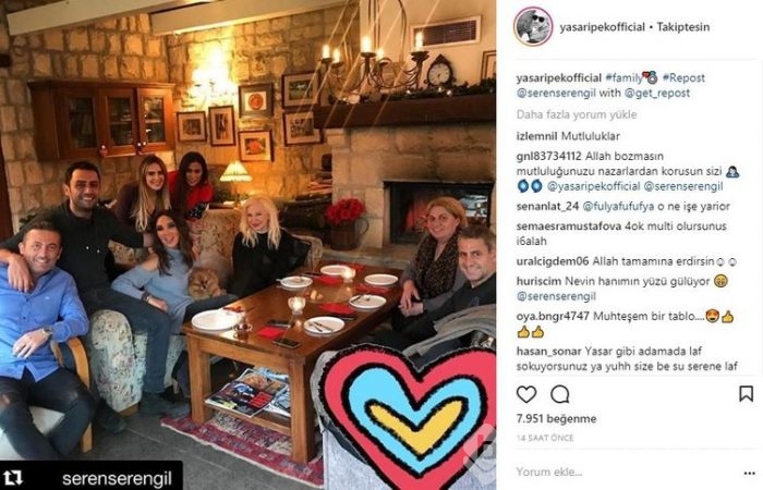 Ünlülerin Instagram paylaşımları (27.03.2018)
