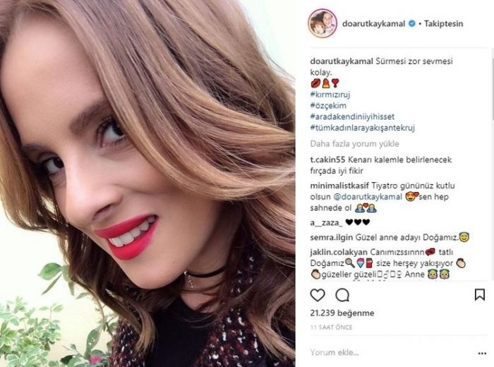 Ünlülerin Instagram paylaşımları (27.03.2018)
