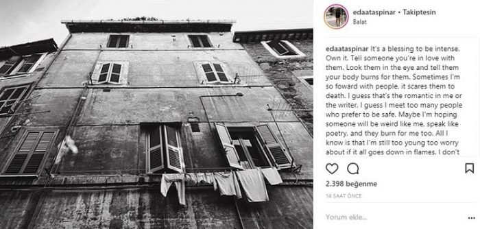 Ünlülerin Instagram paylaşımları (27.03.2018)
