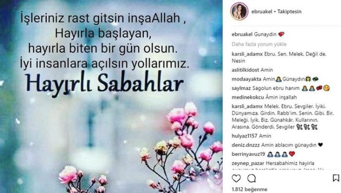 Ünlü isimlerin Instagram paylaşımları (28.03.2018)
