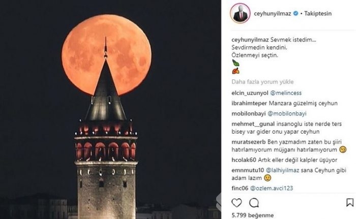 Ünlü isimlerin Instagram paylaşımları (28.03.2018)
