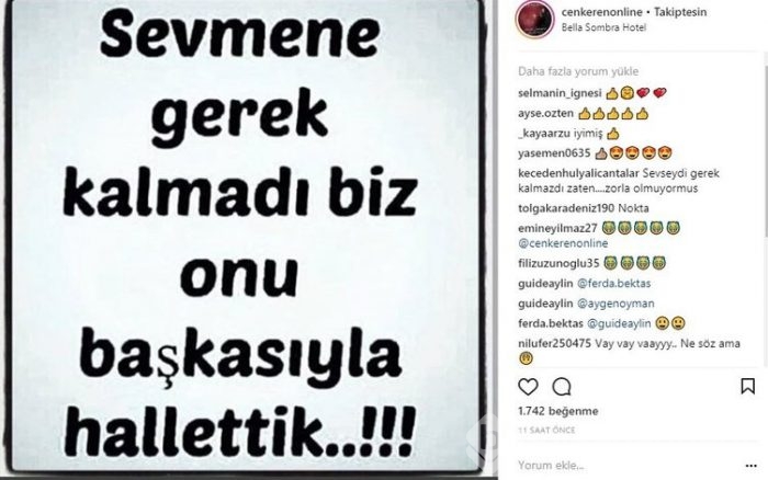 Ünlü isimlerin Instagram paylaşımları (28.03.2018)
