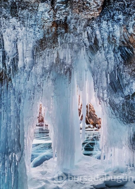 Dünyanın en derin gölü 'Baykal'dan müthiş fotoğraflar