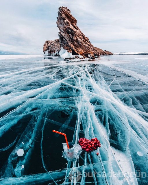 Dünyanın en derin gölü 'Baykal'dan müthiş fotoğraflar