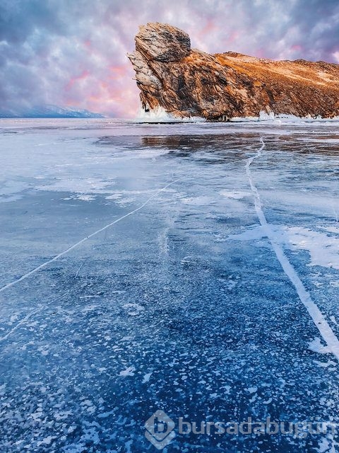 Dünyanın en derin gölü 'Baykal'dan müthiş fotoğraflar