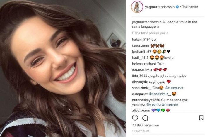 Ünlü isimlerin Instagram paylaşımları (01.04.2018) 