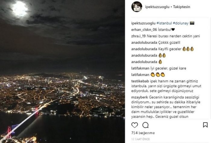 Ünlü isimlerin Instagram paylaşımları (01.04.2018) 