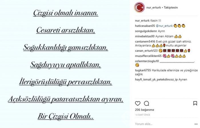 Ünlü isimlerin Instagram paylaşımları (01.04.2018) 