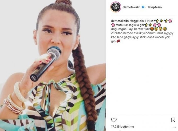 Ünlü isimlerin Instagram paylaşımları (01.04.2018) 