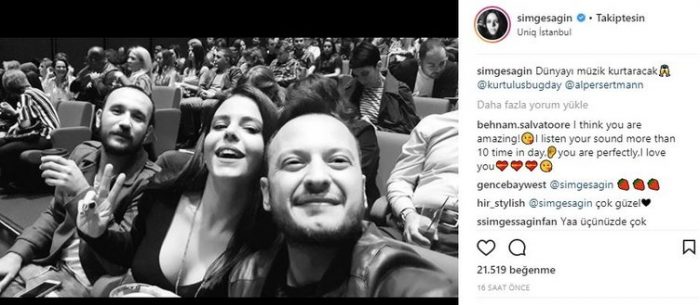 Ünlü isimlerin Instagram paylaşımları (01.04.2018) 