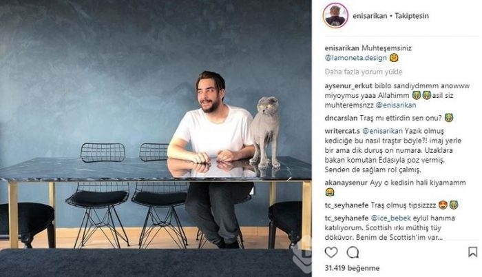 Ünlü isimlerin Instagram paylaşımları (01.04.2018) 