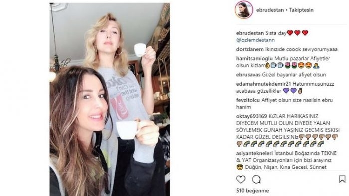 Ünlü isimlerin Instagram paylaşımları (01.04.2018) 