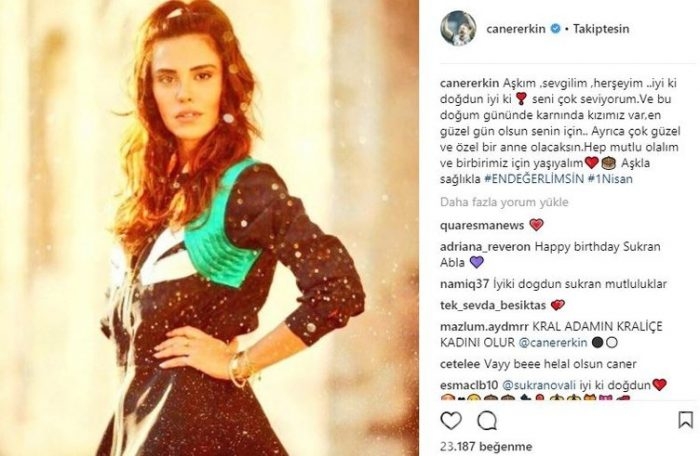 Ünlü isimlerin Instagram paylaşımları (01.04.2018) 