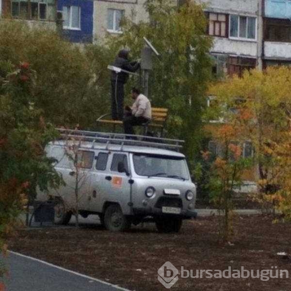 Rusya'dan kameralara takılan ilginç anlar