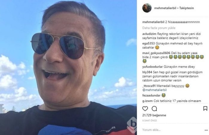 Ünlülerin Instagram paylaşımları (02.04.2018)