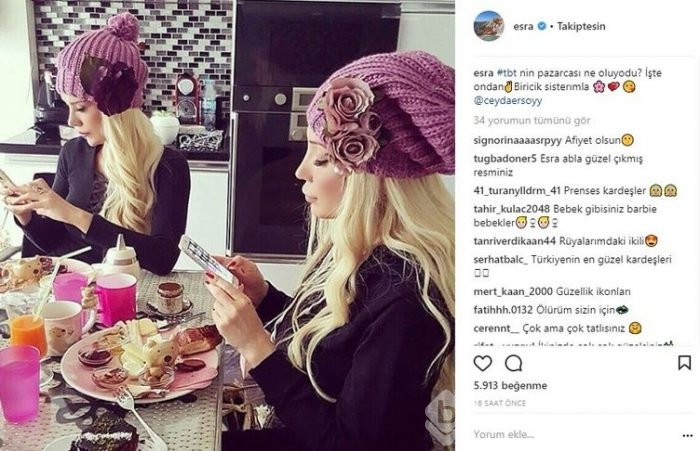 Ünlülerin Instagram paylaşımları (02.04.2018)