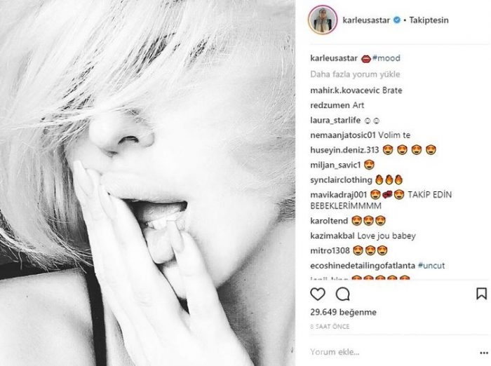 Ünlülerin Instagram paylaşımları (02.04.2018)