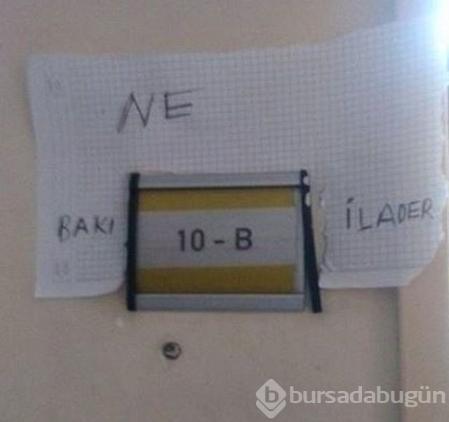 Liselilerden güldüren paylaşımlar