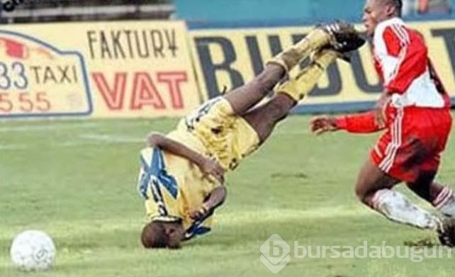 Sporcuların düştükleri komik haller