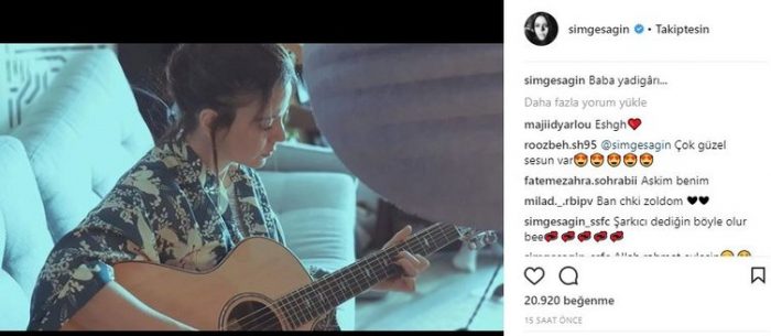 Ünlülerin Instagram paylaşımları (03.04.2018)
