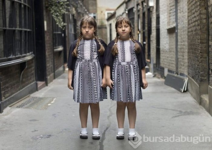 Tek yumurta ikizlerini böyle fotoğrafladı!
