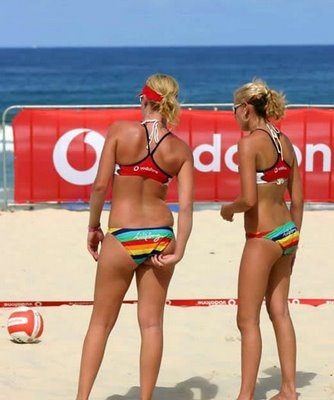 Plaj voleybolu'nun güzelleri