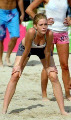 Plaj voleybolu'nun güzelleri