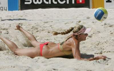 Plaj voleybolu'nun güzelleri